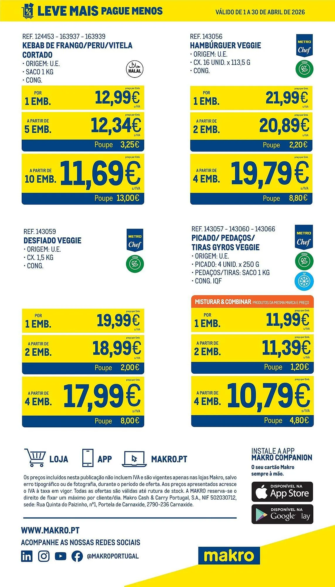 Folheto Catálogo Makro de 1 de abril até 30 de abril 2026 - Pagina 6
