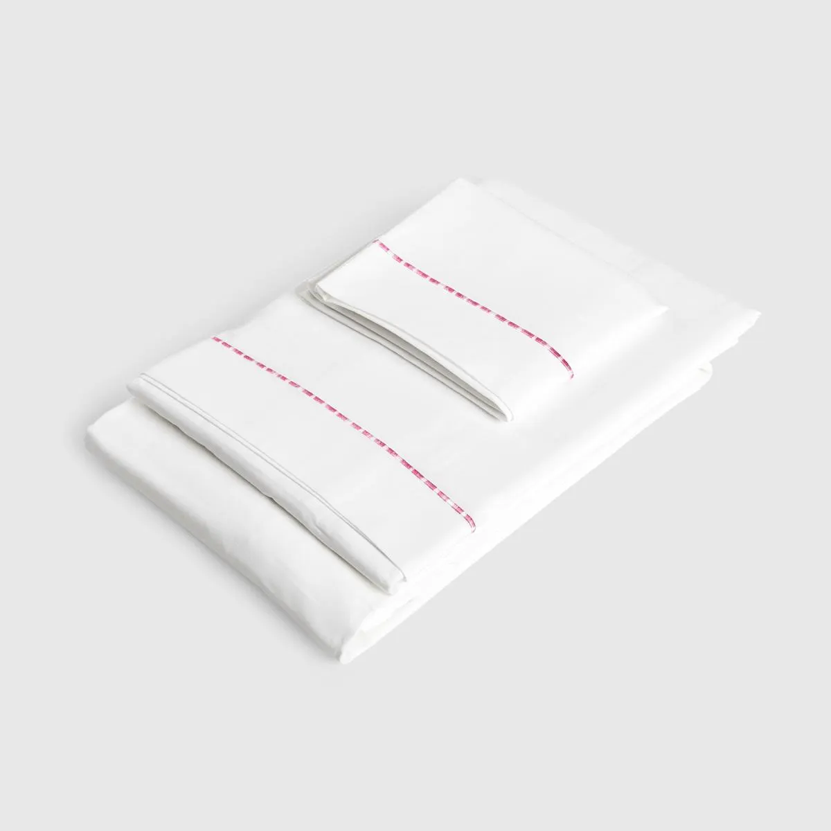 Jogo Lençol Percale Macio Bebé Rolinho Rosa