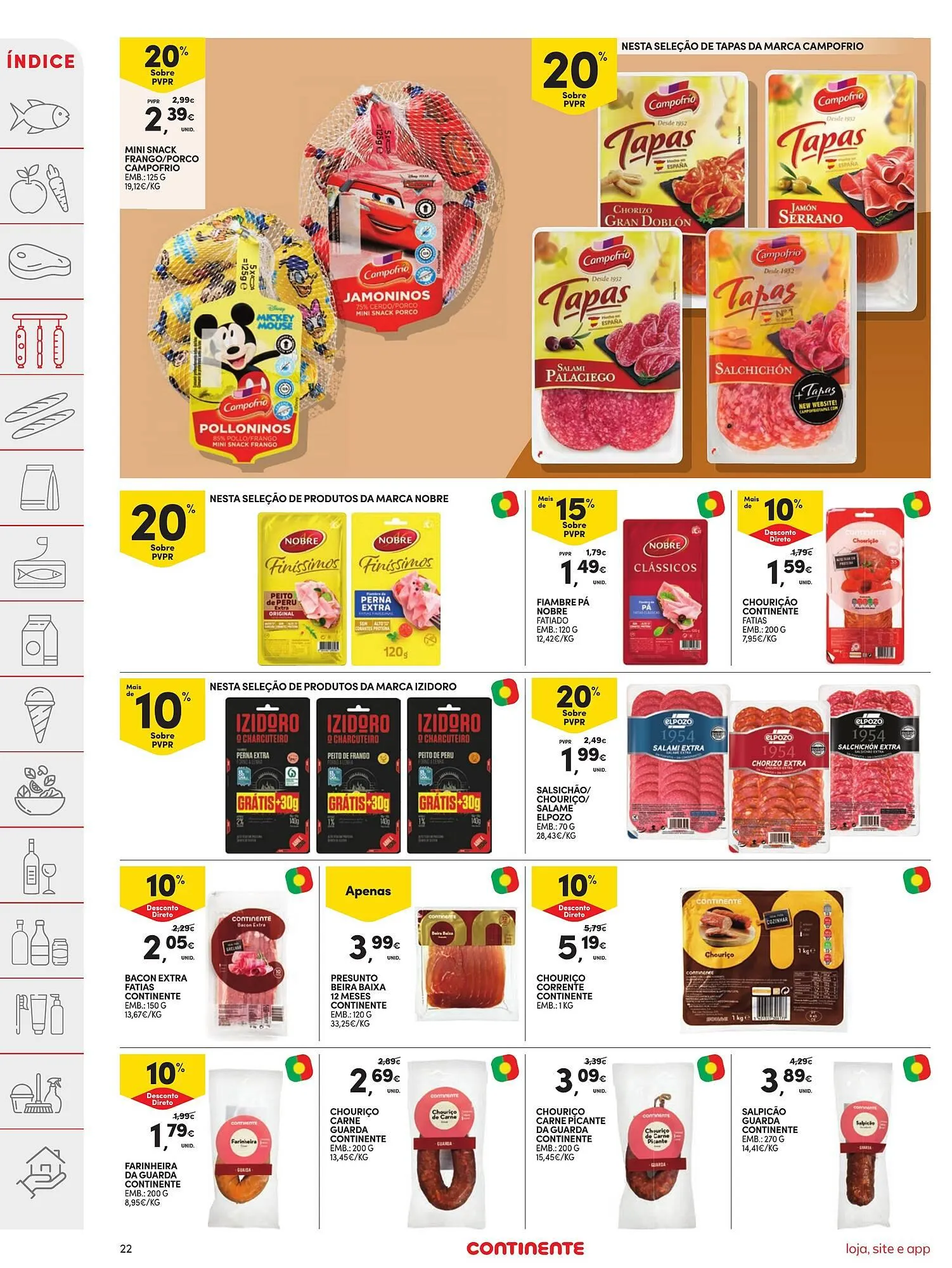 Folheto Folheto Continente de 3 de março até 9 de março 2026 - Pagina 22