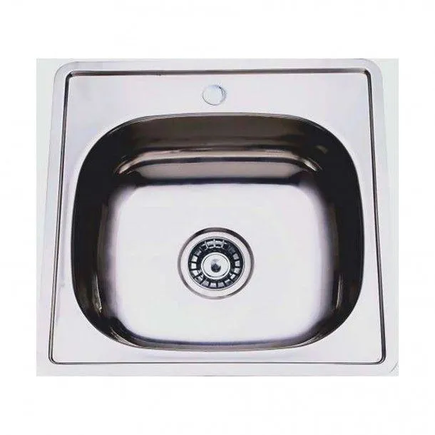 Lava-Louça Eco 1 Cuba 480x480x180mm Inox Banka