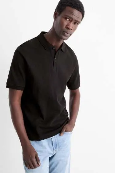 Polo shirt - regular fit - textured