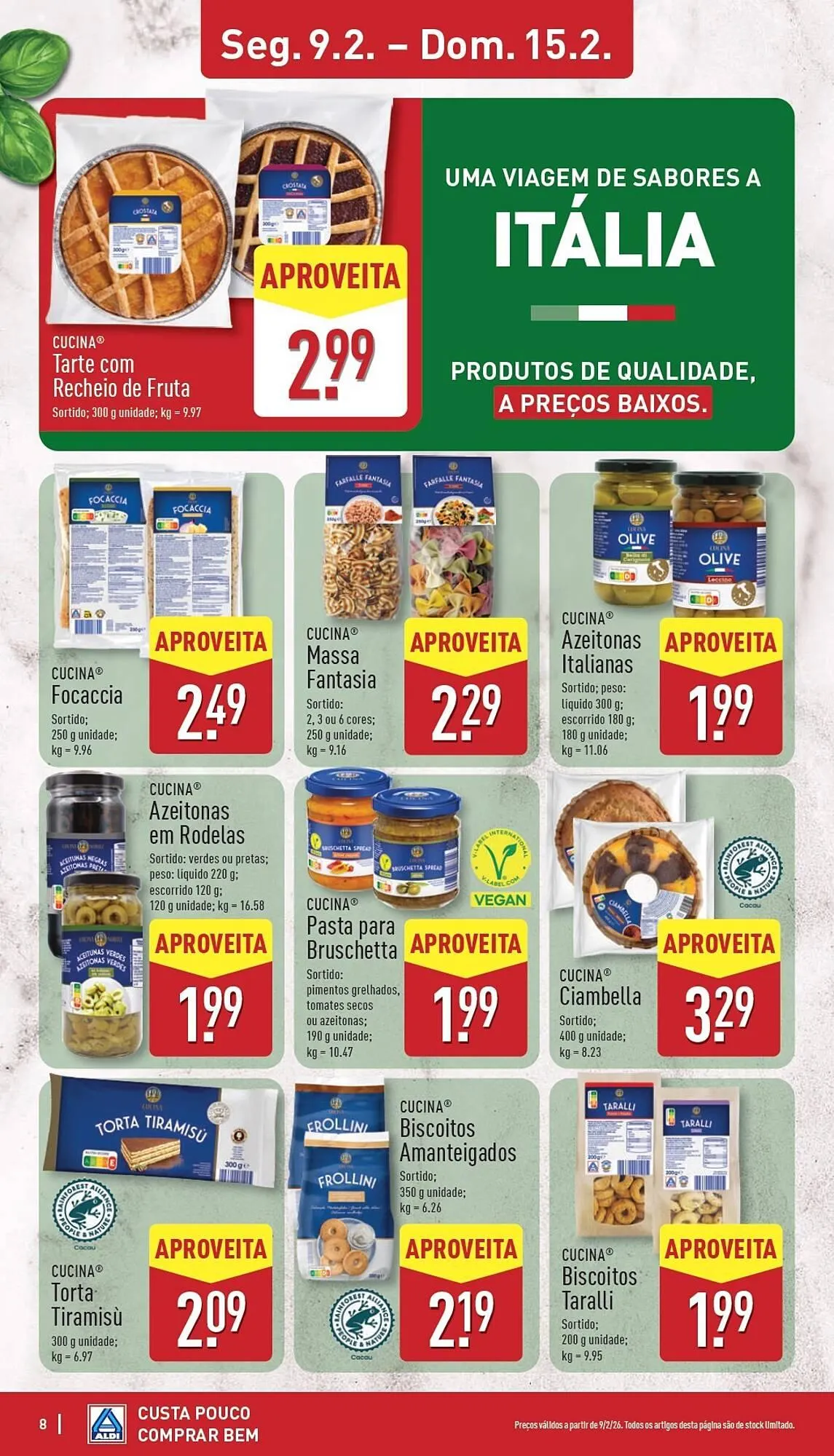 Folheto Folheto ALDI de 9 de fevereiro até 15 de fevereiro 2026 - Pagina 8