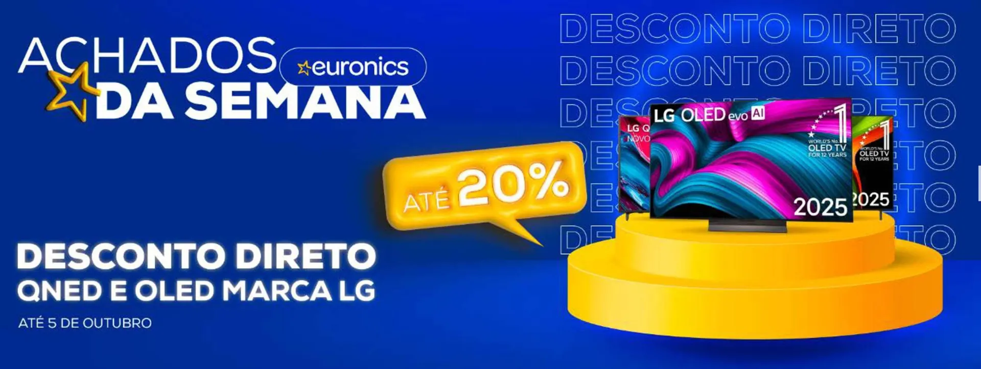 Folheto Folheto Euronics de 29 de setembro até 5 de outubro 2025 - Pagina 1