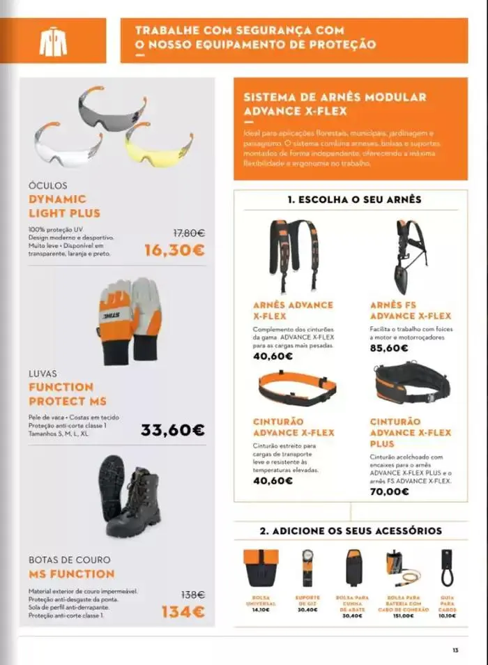 Folheto Stihl Folheto Outono 2024 de 3 de outubro até 17 de janeiro 2025 - Pagina 13