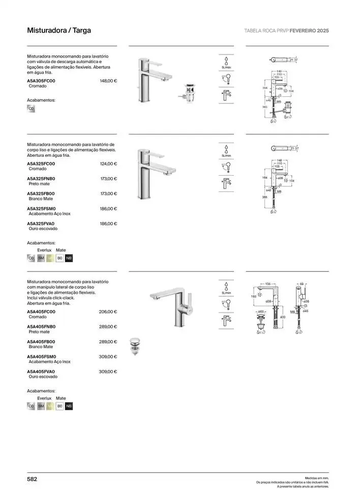 Folheto Soluções de Banho  de 6 de janeiro até 31 de dezembro 2025 - Pagina 584