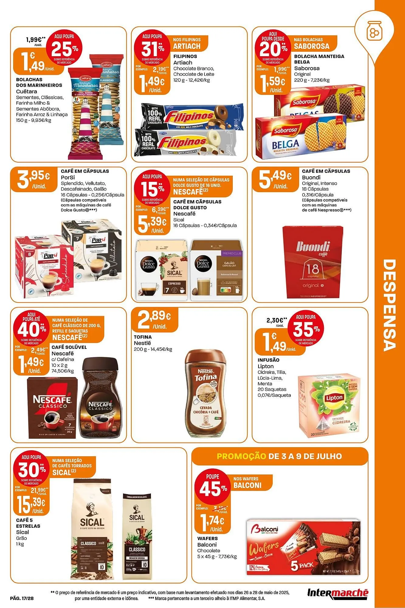 Folheto Folheto Intermarché de 3 de julho até 9 de julho 2025 - Pagina 17