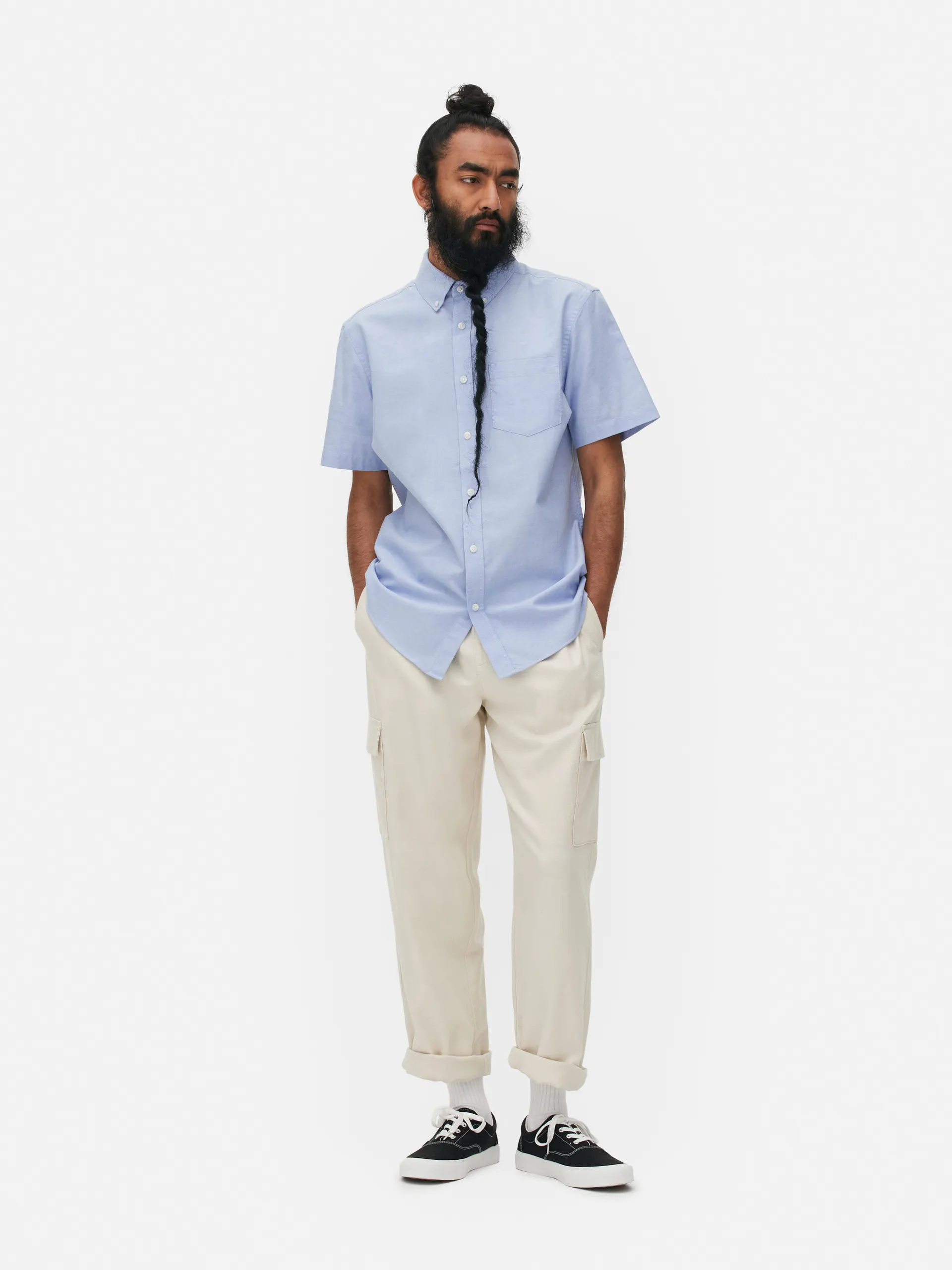 Chemise Oxford classique à manches courtes