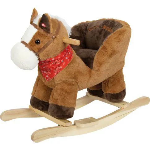 Cavalo de balanço com assento e som