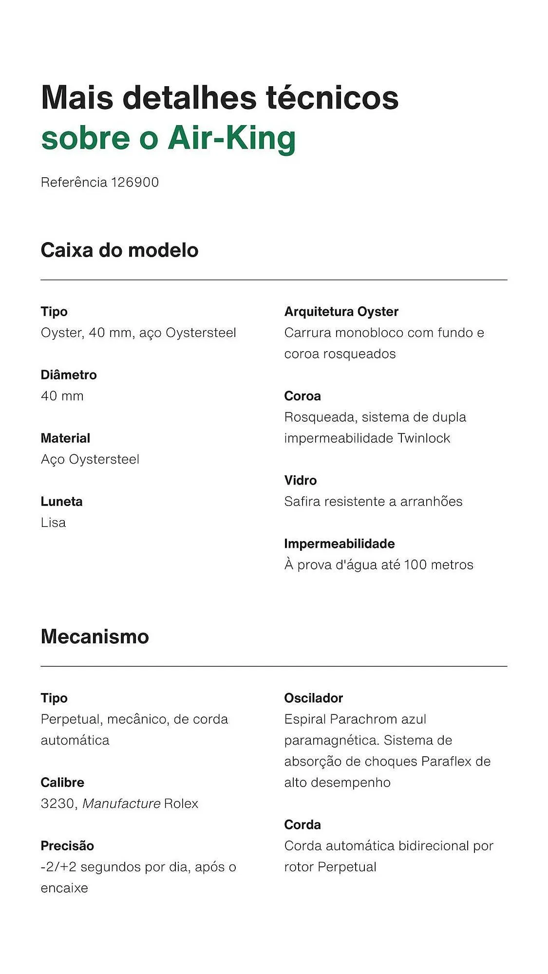 Folheto Folheto Rolex de 21 de fevereiro até 31 de dezembro 2025 - Pagina 10