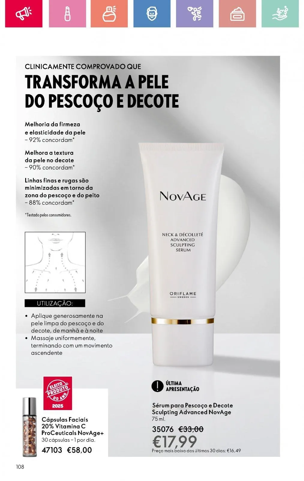 Folheto Folheto de Oriflame até 05.07.2025 de 18 de junho até 5 de julho 2025 - Pagina 108