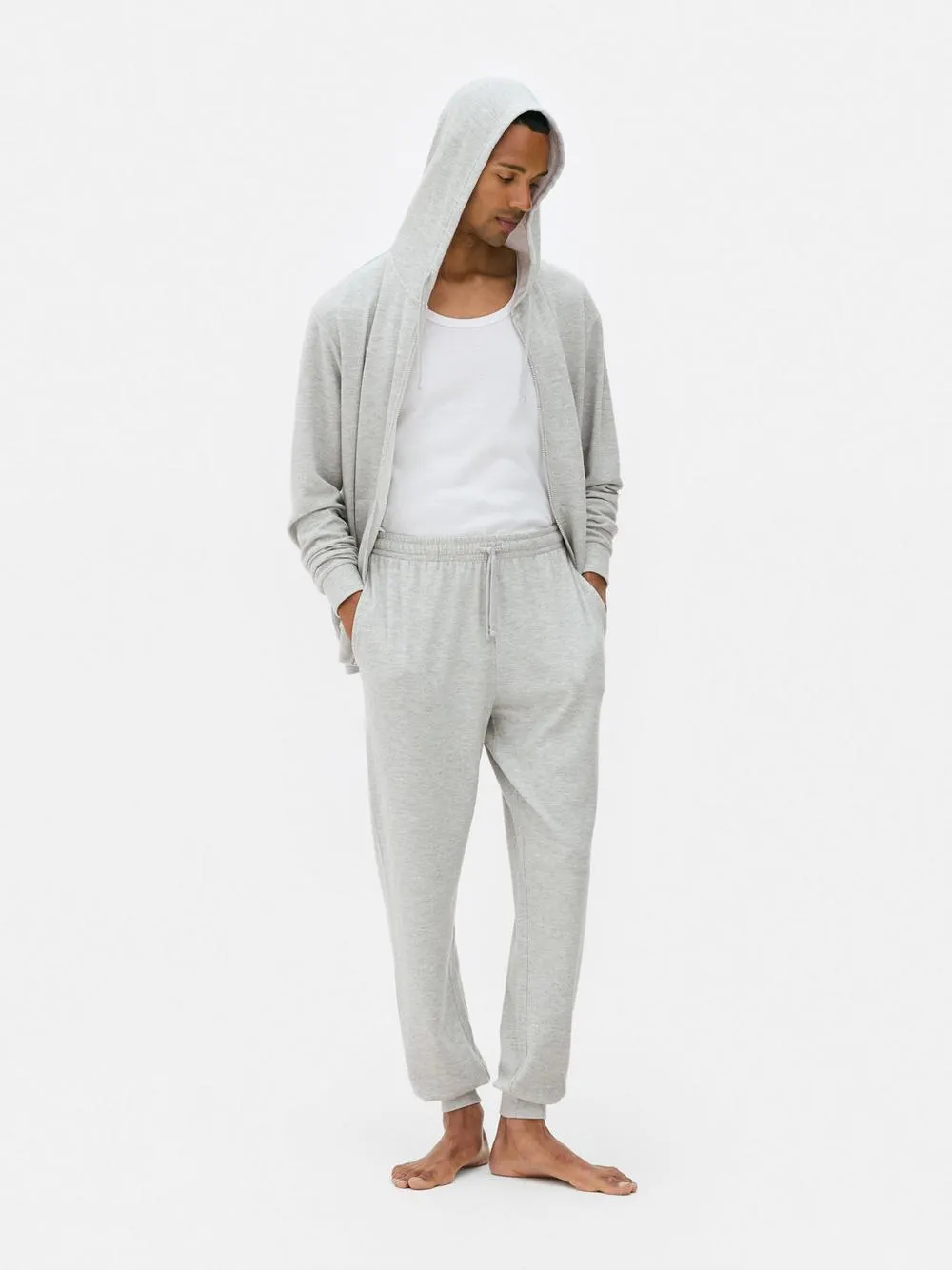 Calças de treino cordão punhos