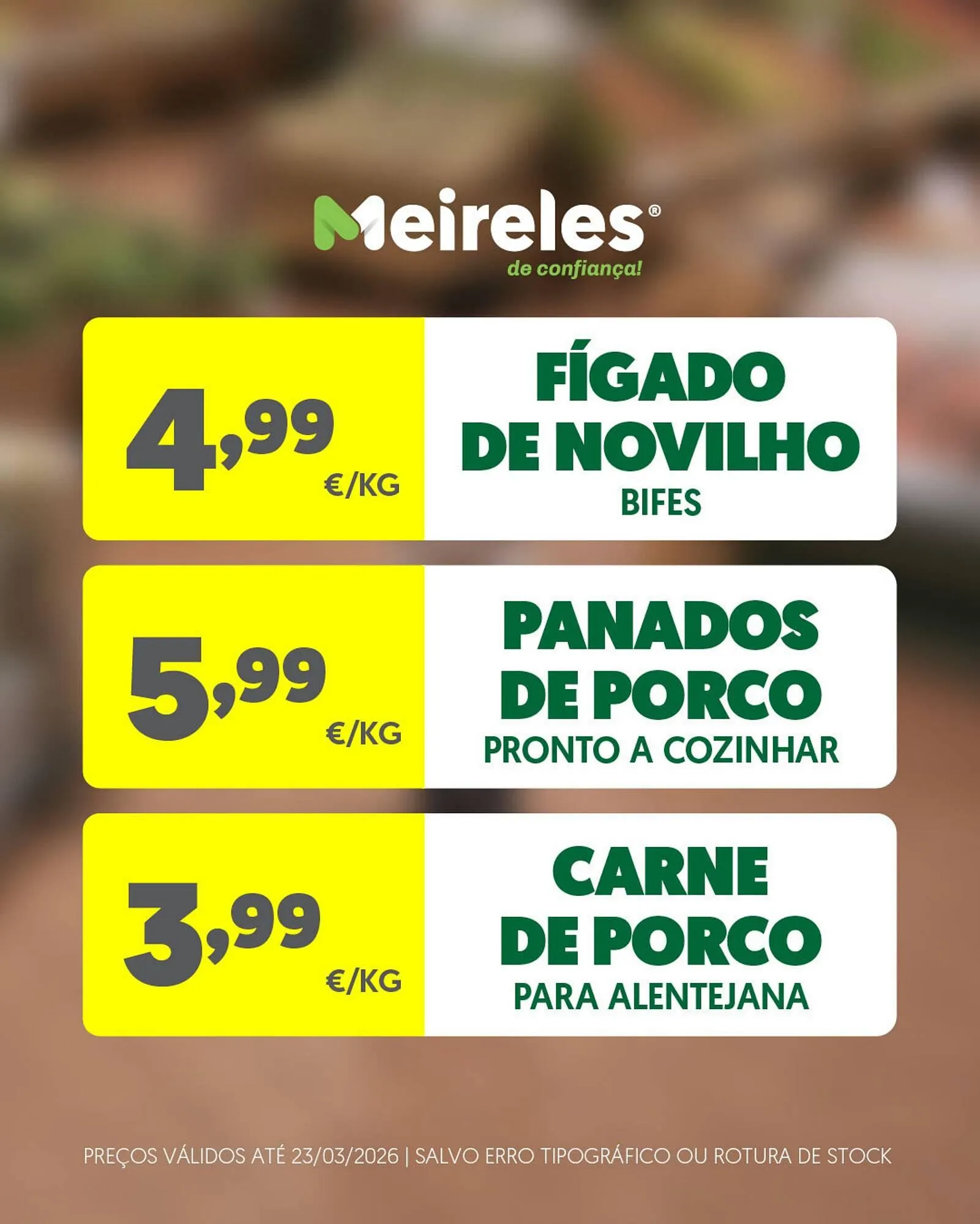 Folheto Folheto Carnes Meireles de 17 de março até 23 de março 2026 - Pagina 2