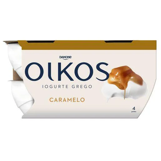OIKOS Iogurte Grego Caramelo 4x110 g