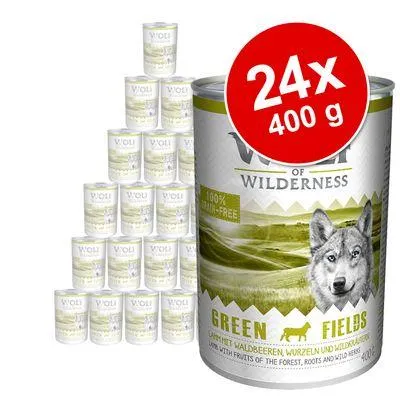 Wolf of Wilderness 24 x 400 g - Pack económico