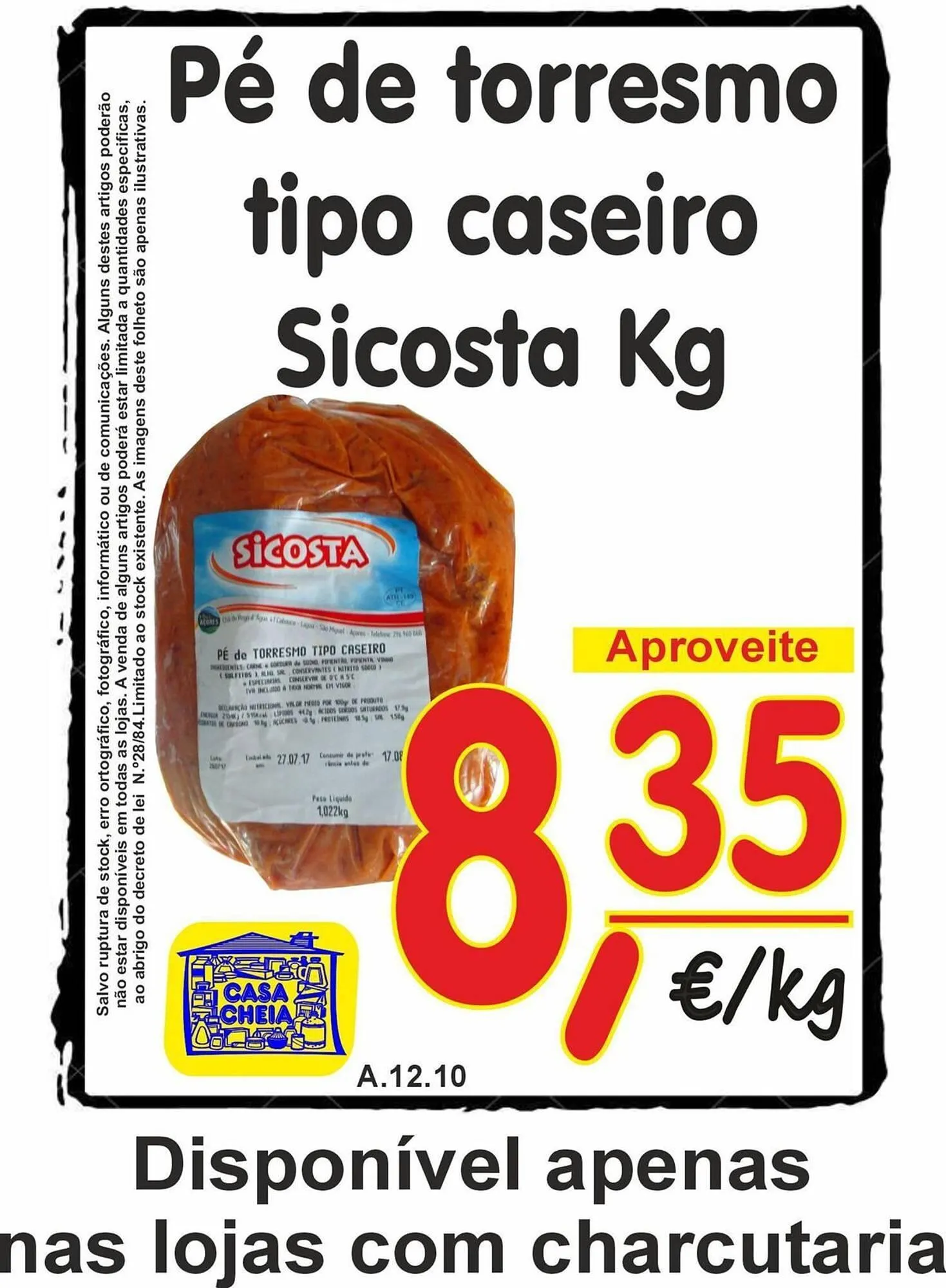 Folheto Folheto Casa Cheia de 5 de dezembro até 10 de dezembro 2025 - Pagina 1