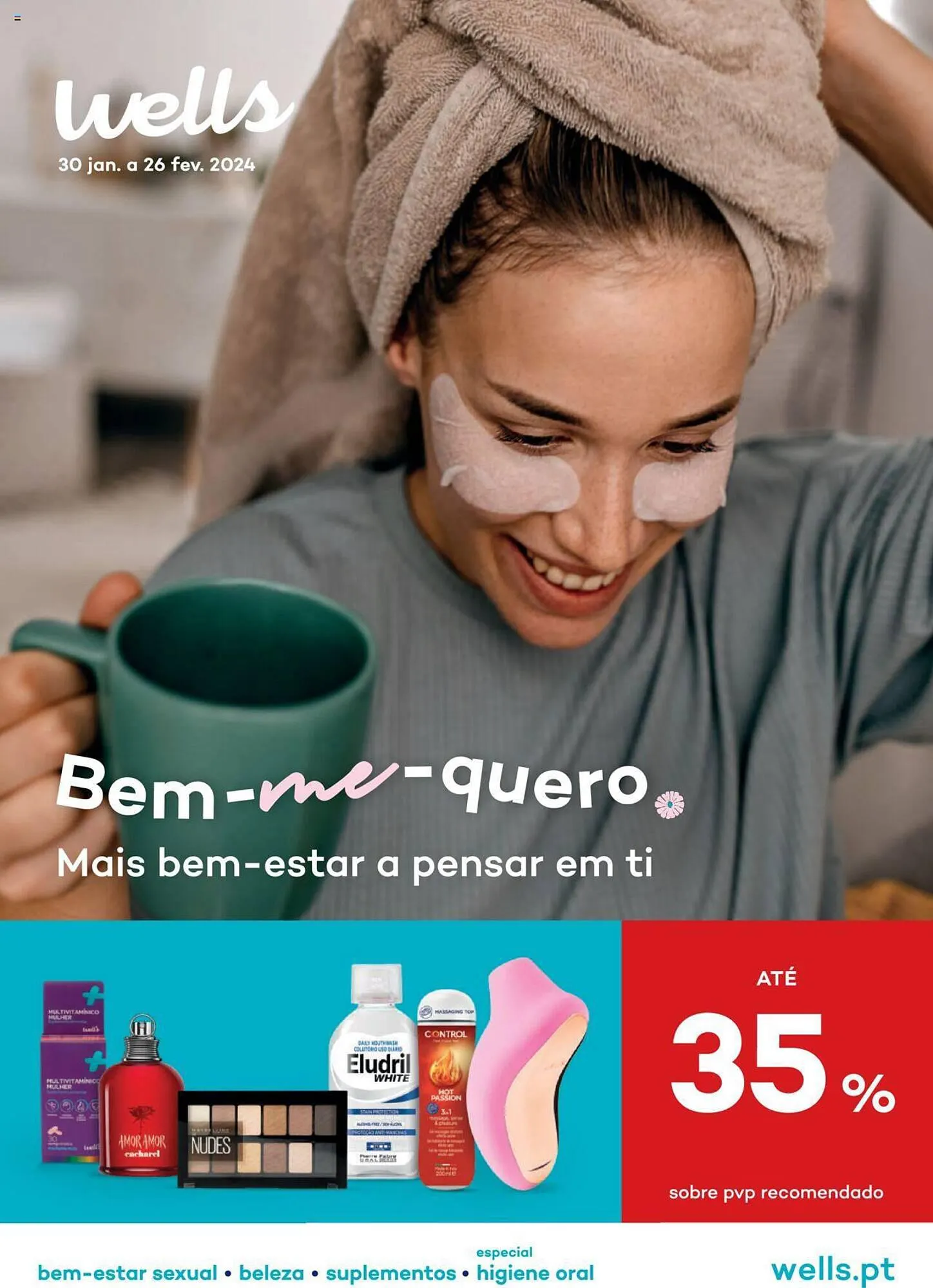 Folheto Folheto Well's de 30 de janeiro até 26 de fevereiro 2024 - Pagina 
