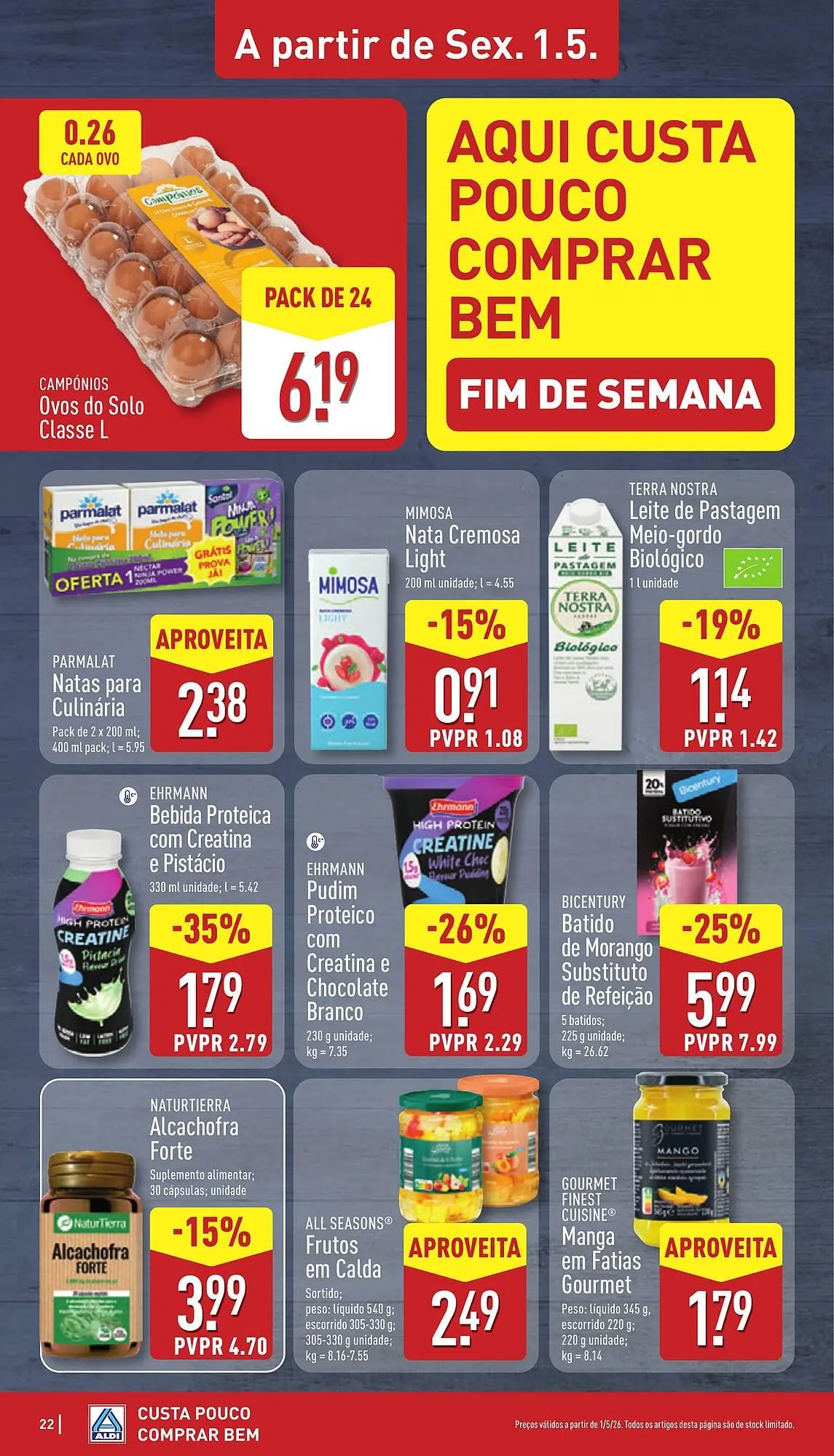 Folheto Folheto ALDI de 27 de abril até 3 de maio 2026 - Pagina 22
