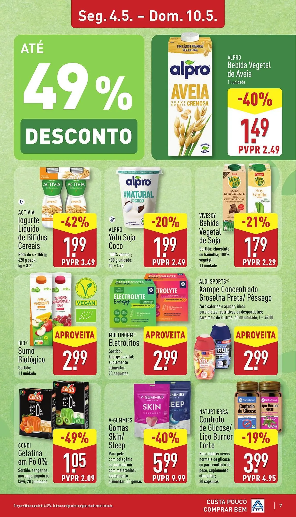 Folheto Folheto ALDI de 4 de maio até 10 de maio 2026 - Pagina 7