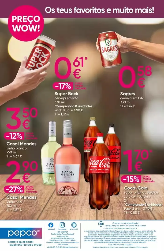 Folheto Preço WOW! de 7 de janeiro até 4 de fevereiro 2025 - Pagina 8