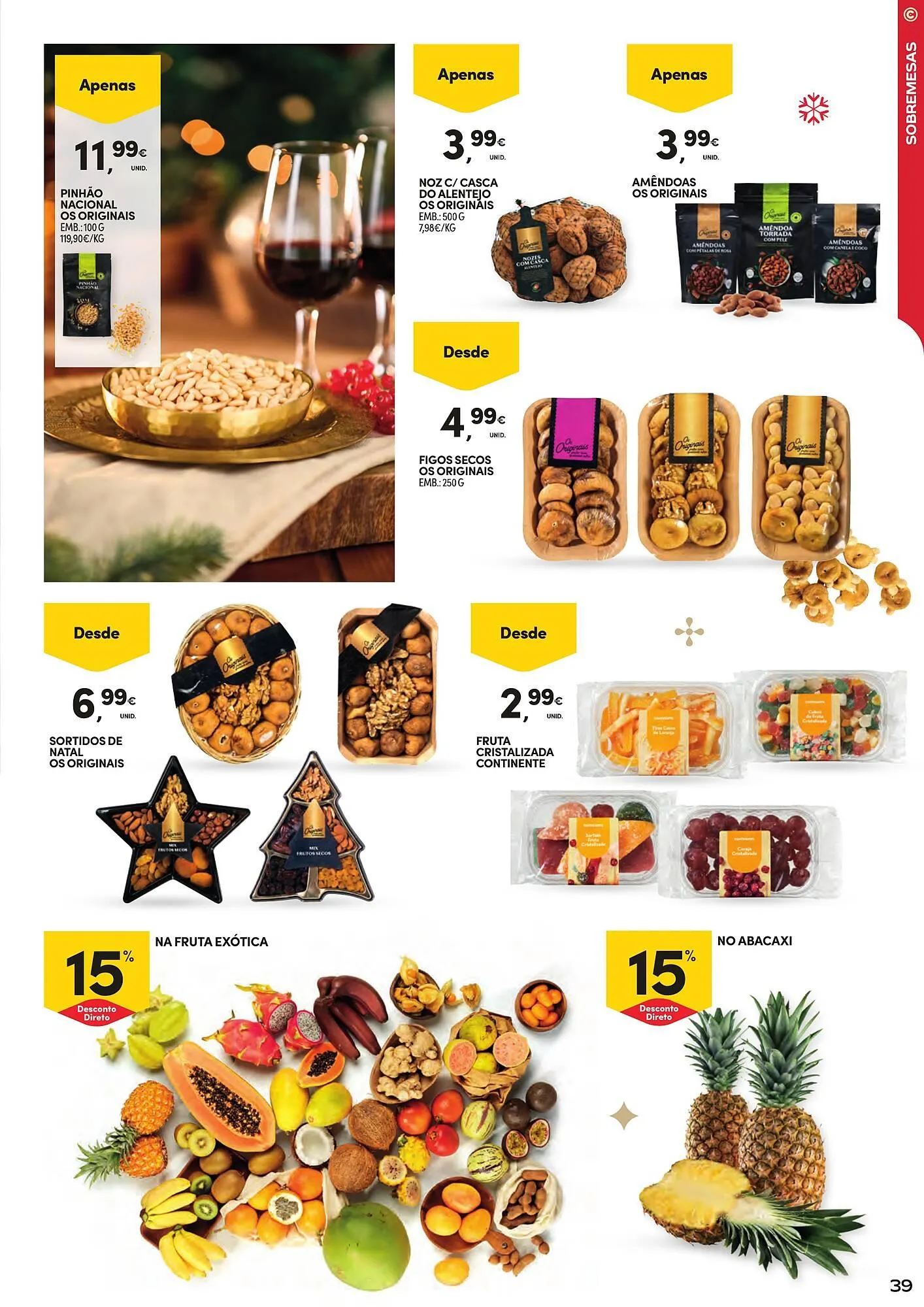 Folheto Folheto Continente de 18 de novembro até 24 de dezembro 2025 - Pagina 39