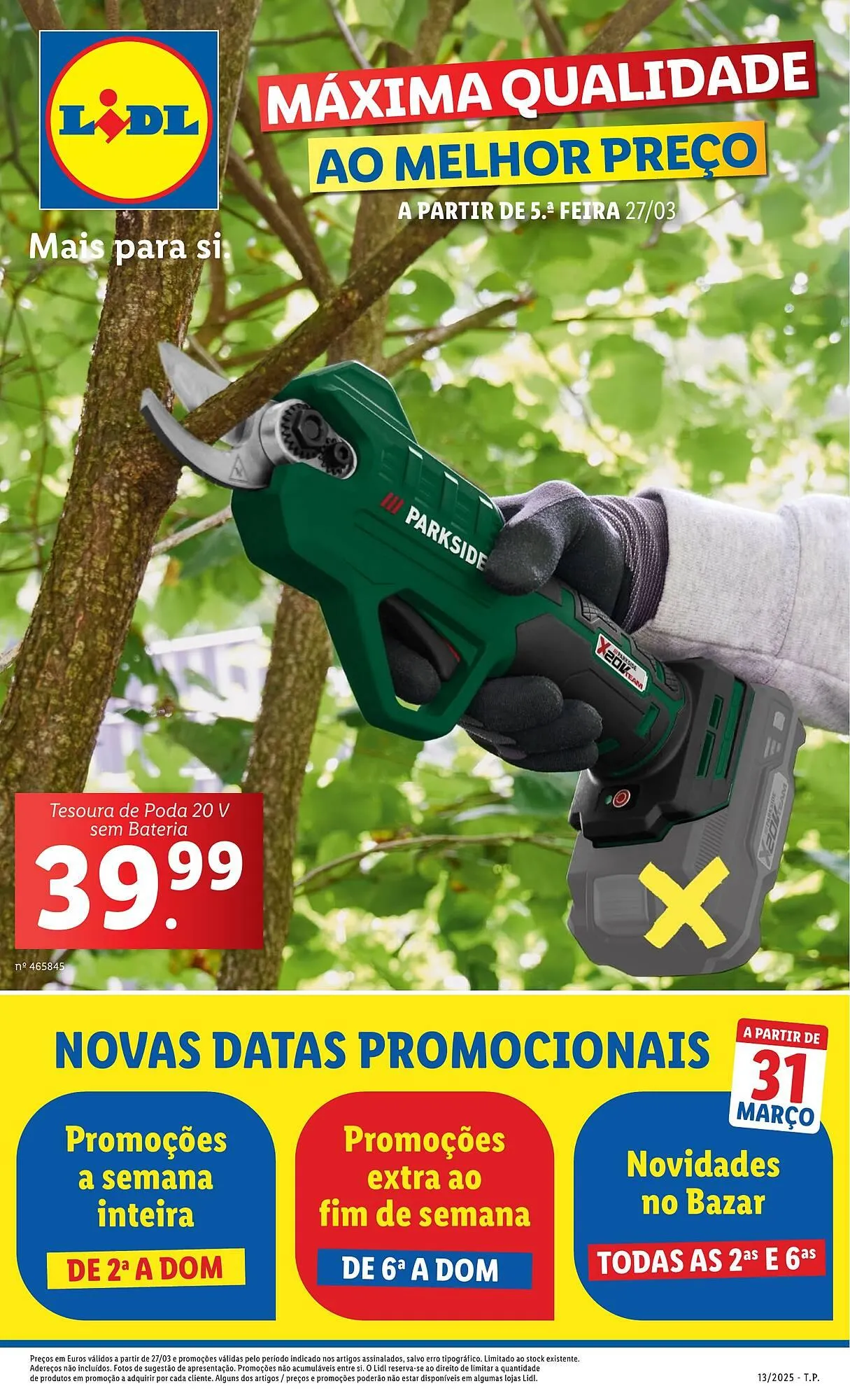 Folheto Folheto Lidl de 27 de março até 2 de abril 2025 - Pagina 1