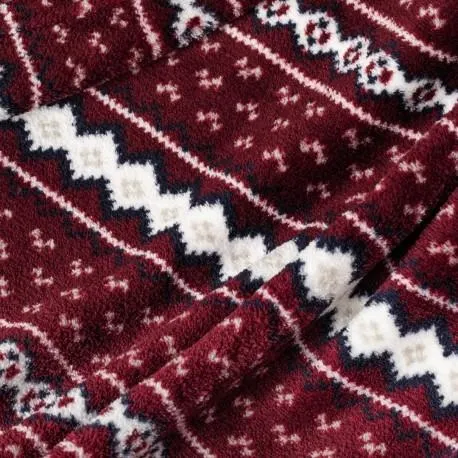 Manta coral Cronos bordeaux