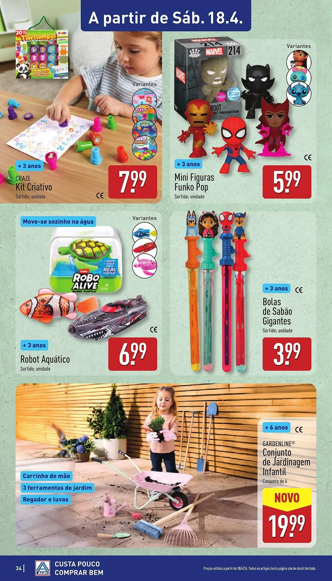 Folheto Folheto ALDI de 13 de abril até 19 de abril 2026 - Pagina 34