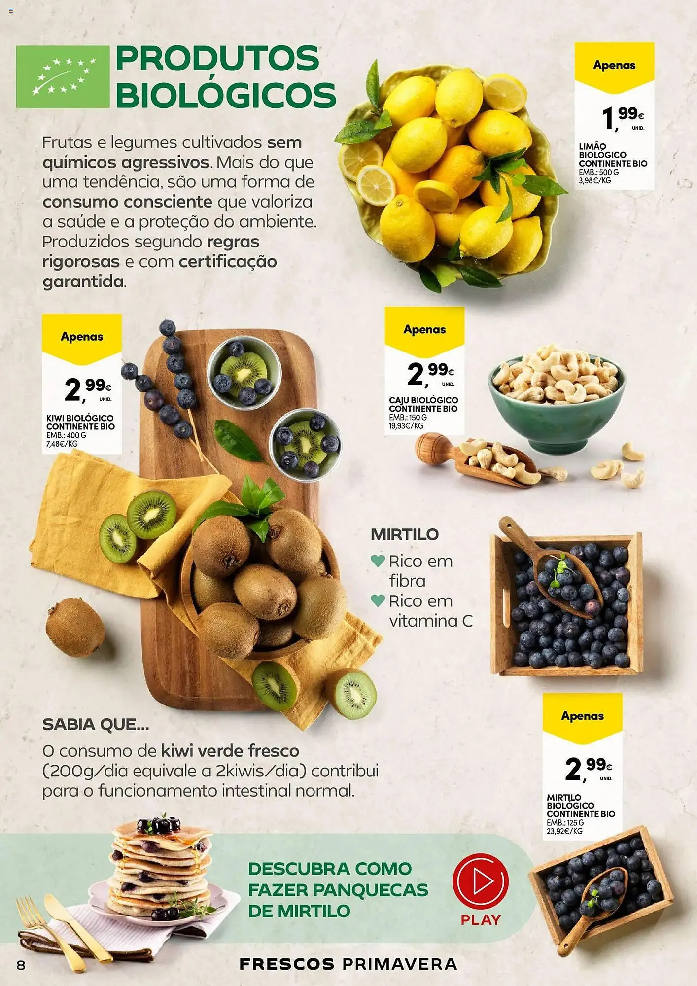 Folheto Folheto Continente de 17 de março até 29 de março 2026 - Pagina 8