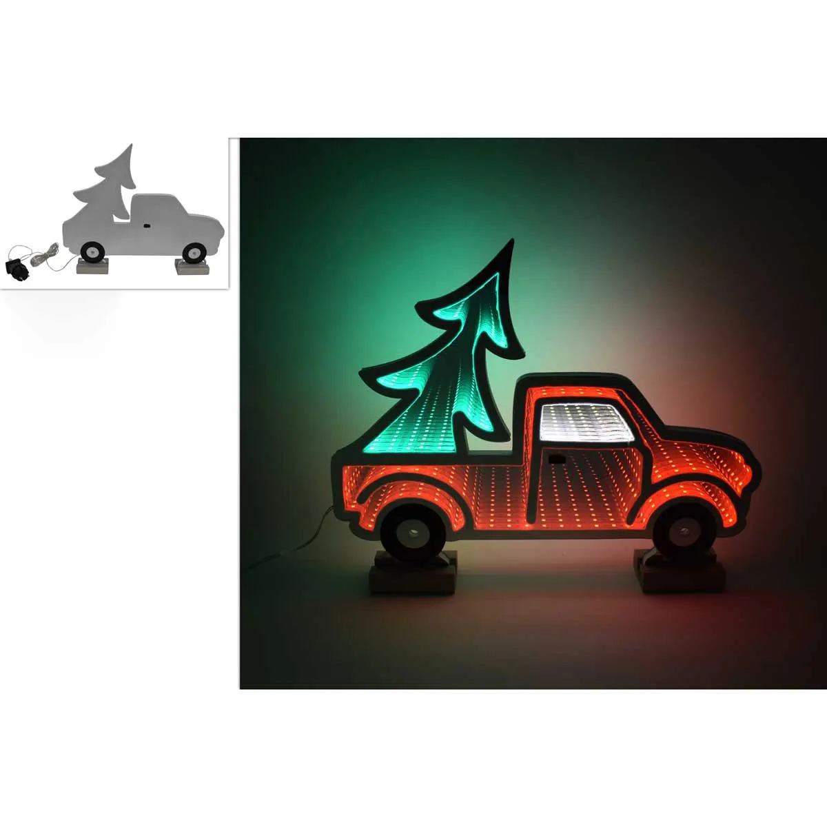 Camião 3D Luminoso 32,5x40cm