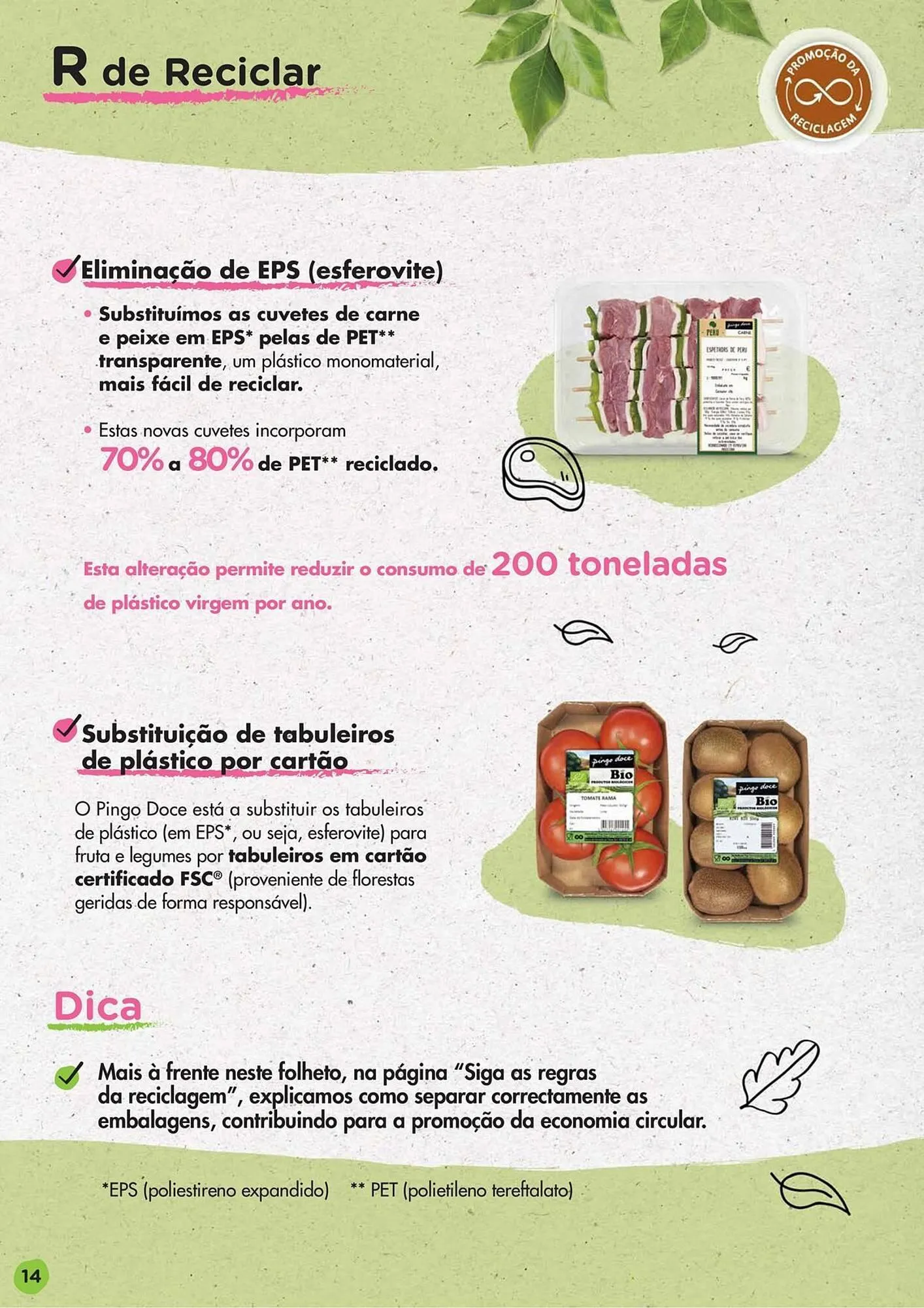 Folheto Folheto Pingo Doce de 21 de agosto até 31 de maio 2025 - Pagina 14