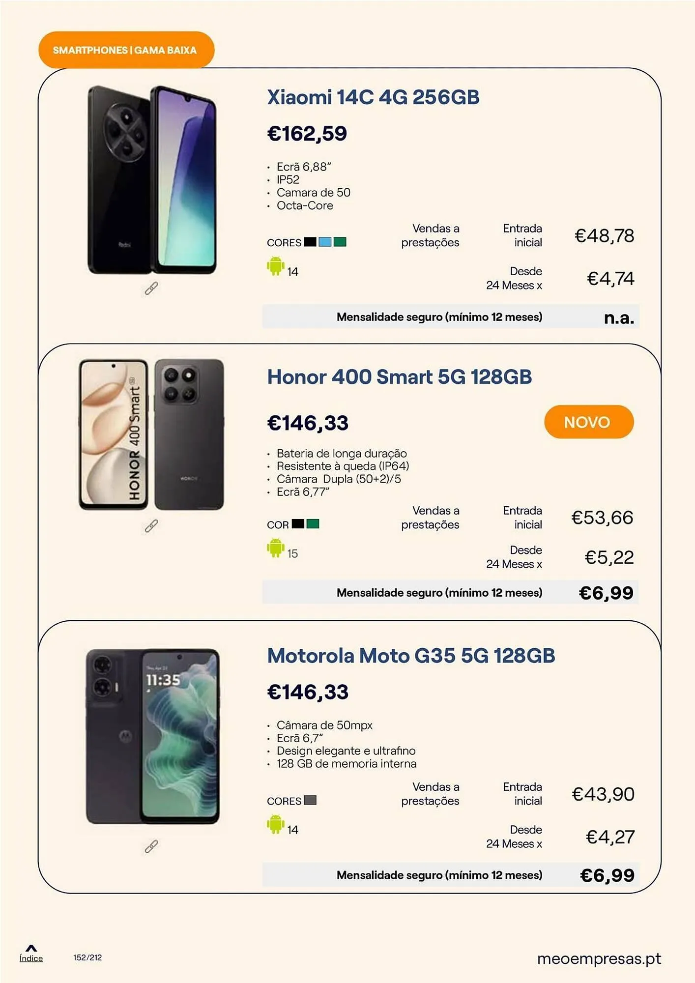 Folheto Catálogo MEO de 20 de outubro até 31 de dezembro 2025 - Pagina 152