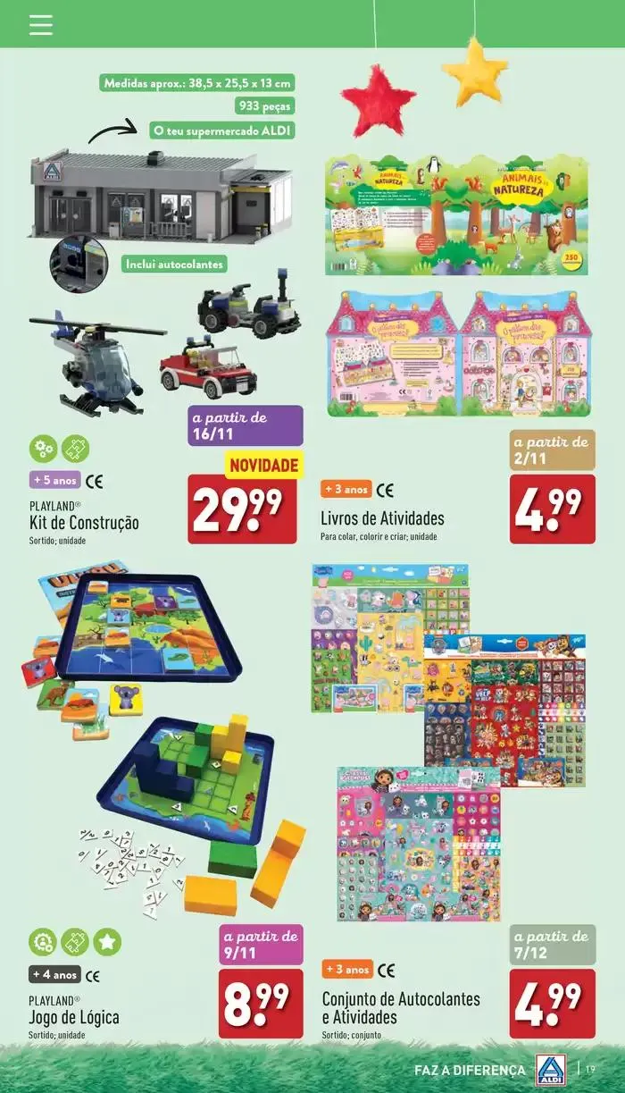 Folheto Folheto Aldi ! de 26 de outubro até 17 de dezembro 2024 - Pagina 19