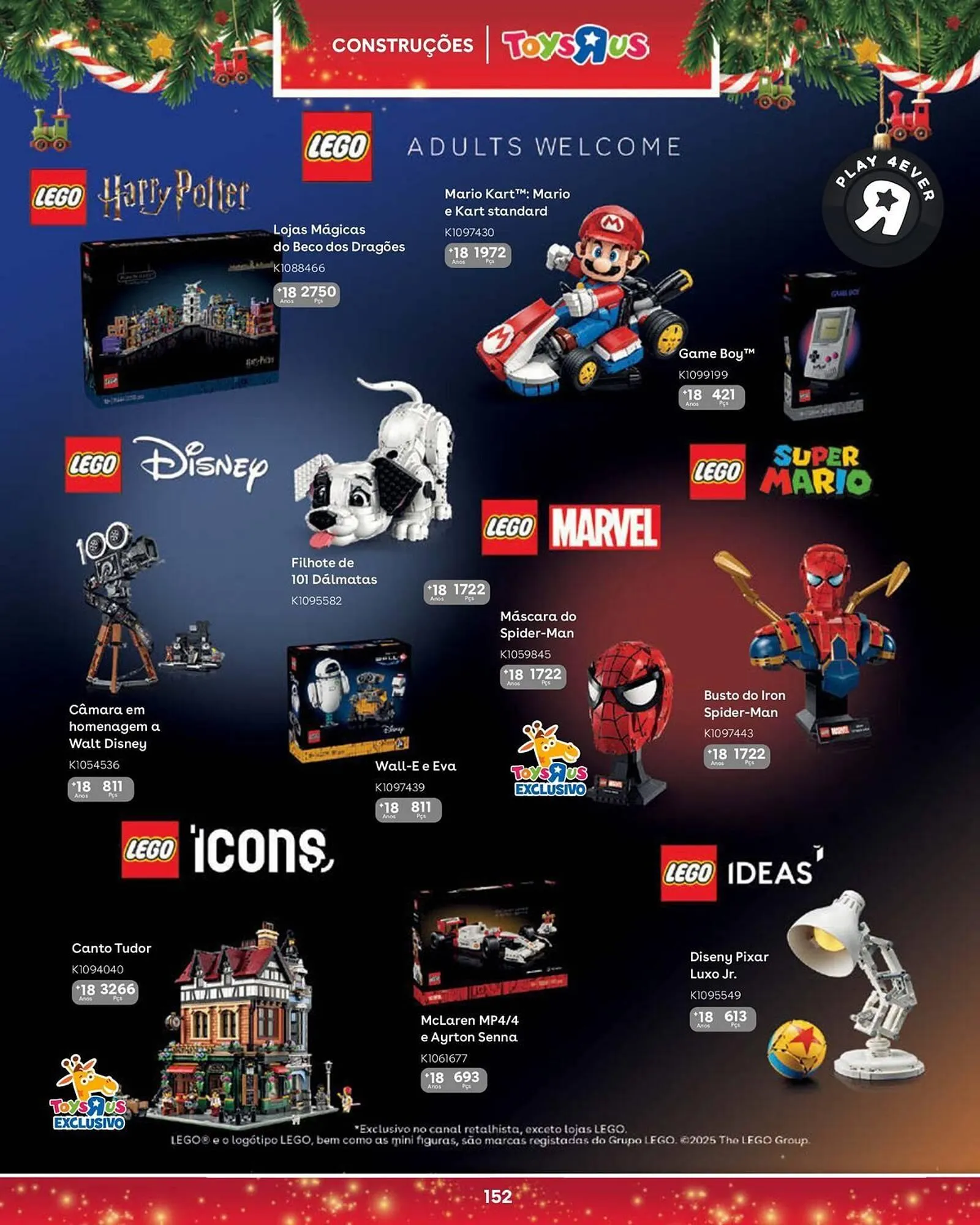 Folheto Catálogo Toys R Us de 5 de novembro até 5 de janeiro 2026 - Pagina 152