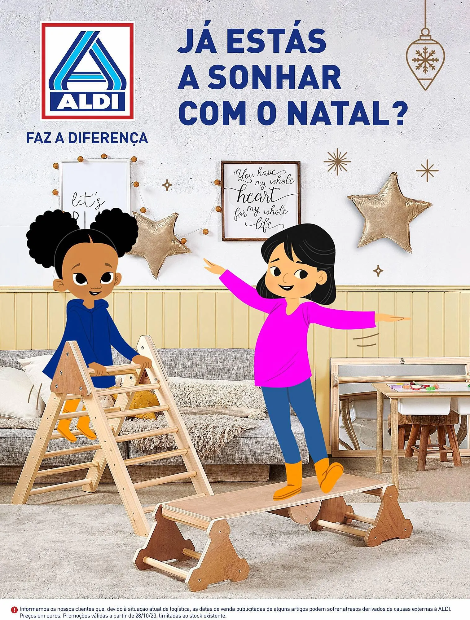 Folheto Folheto ALDI de 29 de novembro até 24 de dezembro 2023 - Pagina 1