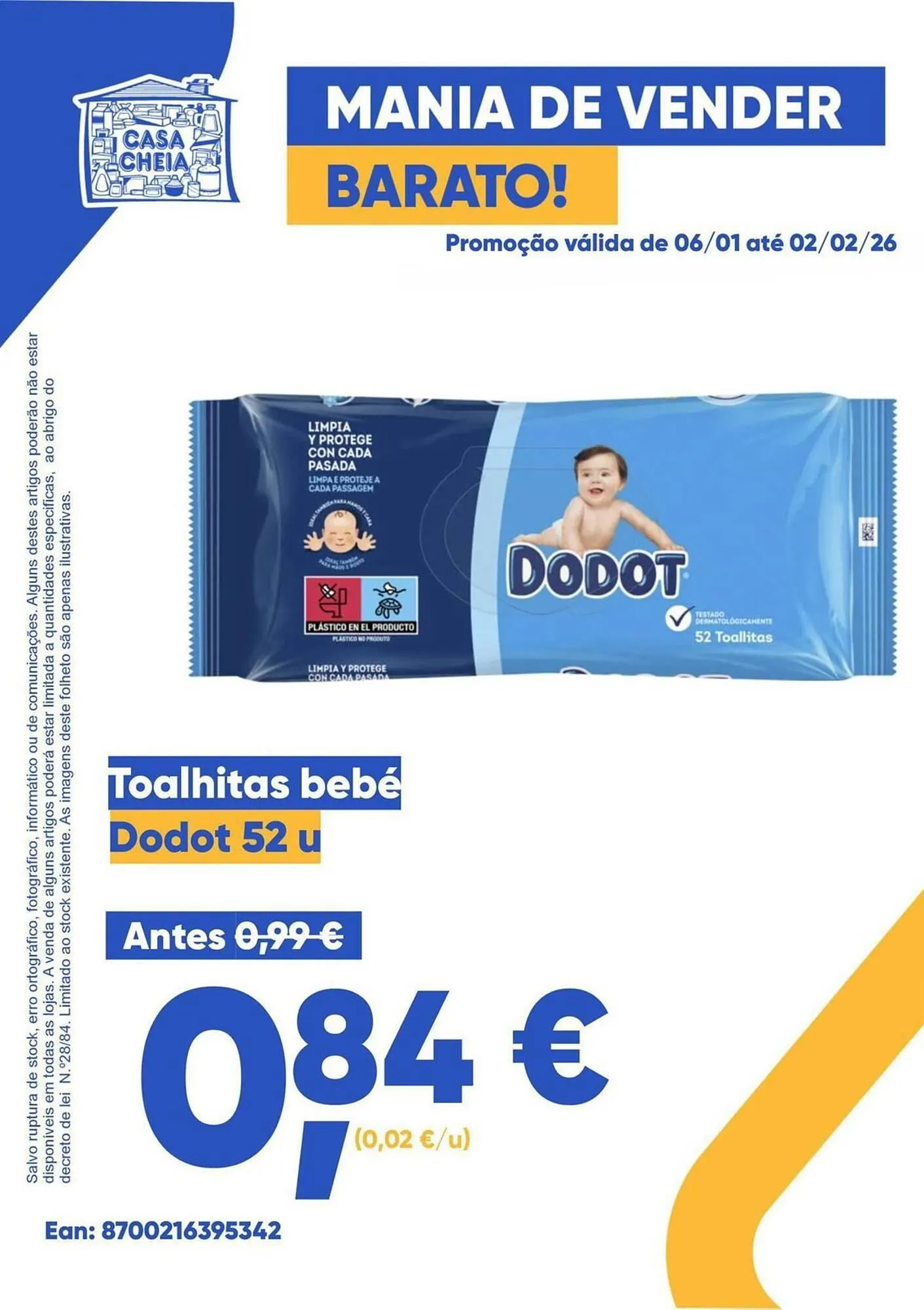 Folheto Folheto Casa Cheia de 6 de janeiro até 2 de fevereiro 2026 - Pagina 1