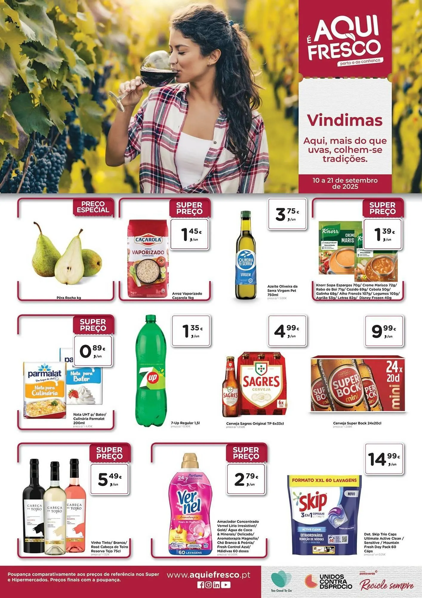 Folheto Aqui é fresco - 1