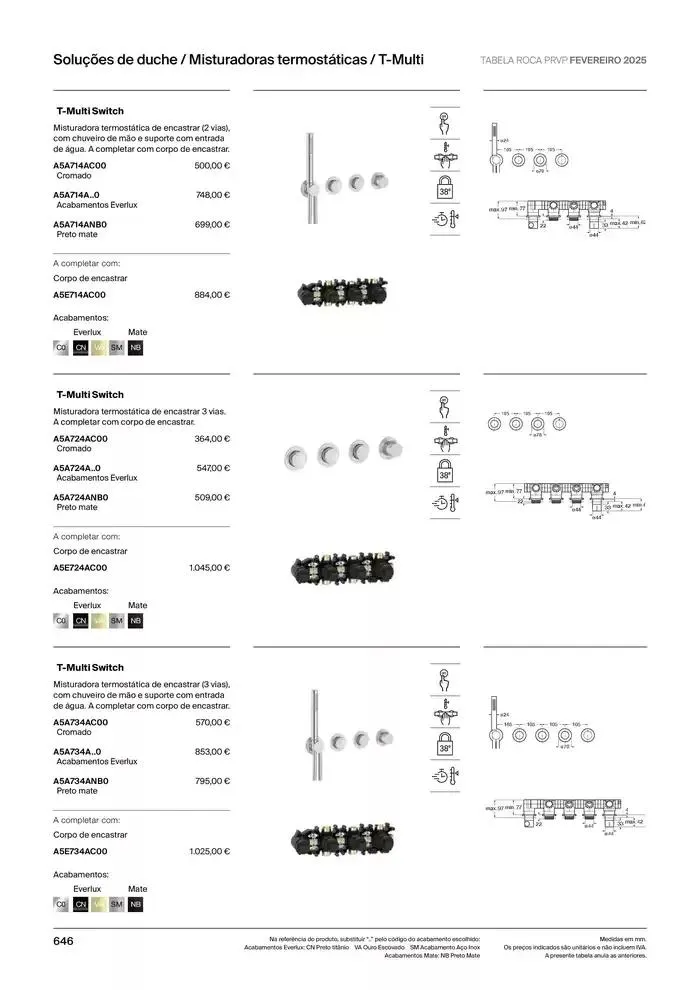Folheto Soluções de Banho  de 6 de janeiro até 31 de dezembro 2025 - Pagina 648