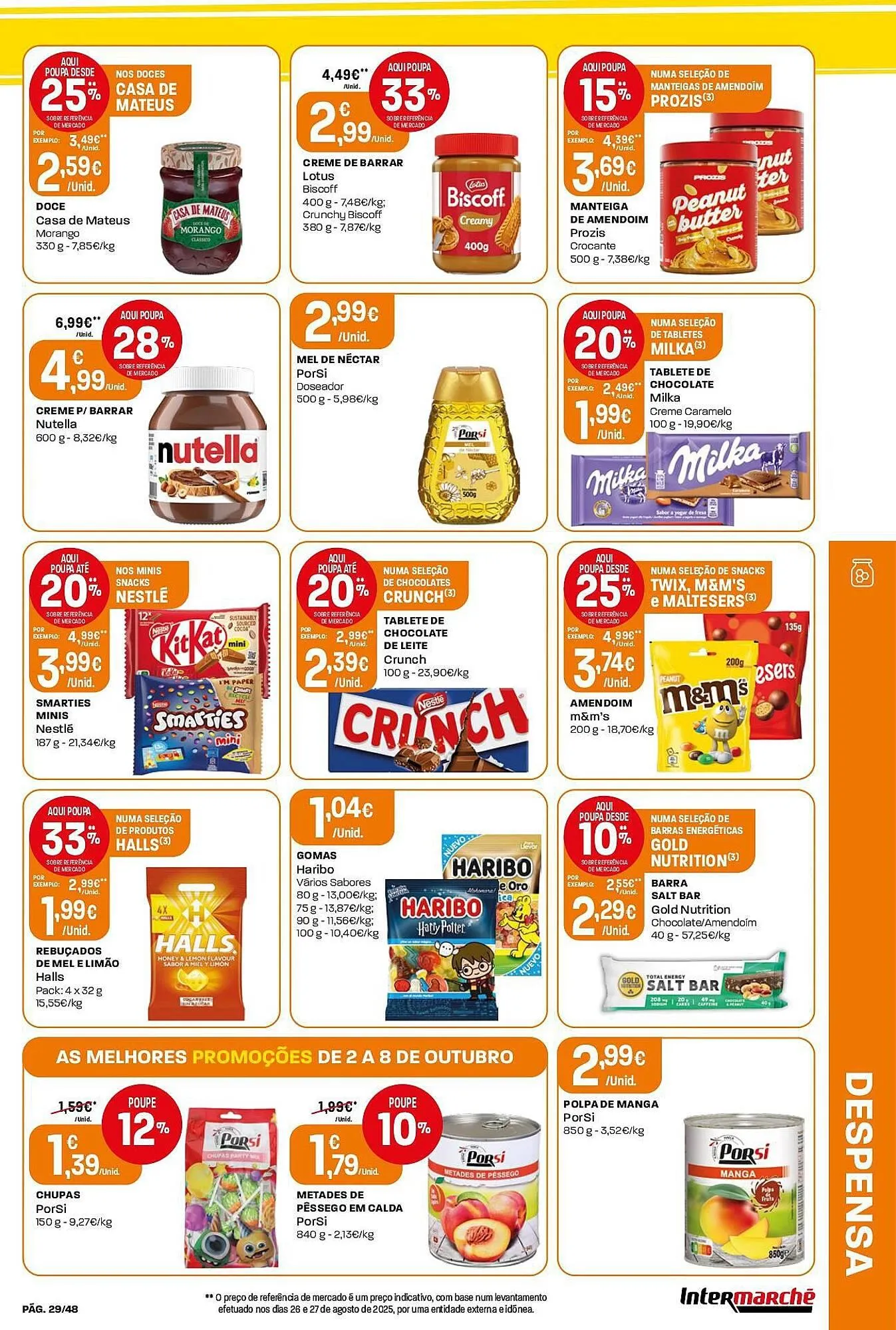 Folheto Folheto Intermarché de 2 de outubro até 8 de outubro 2025 - Pagina 29