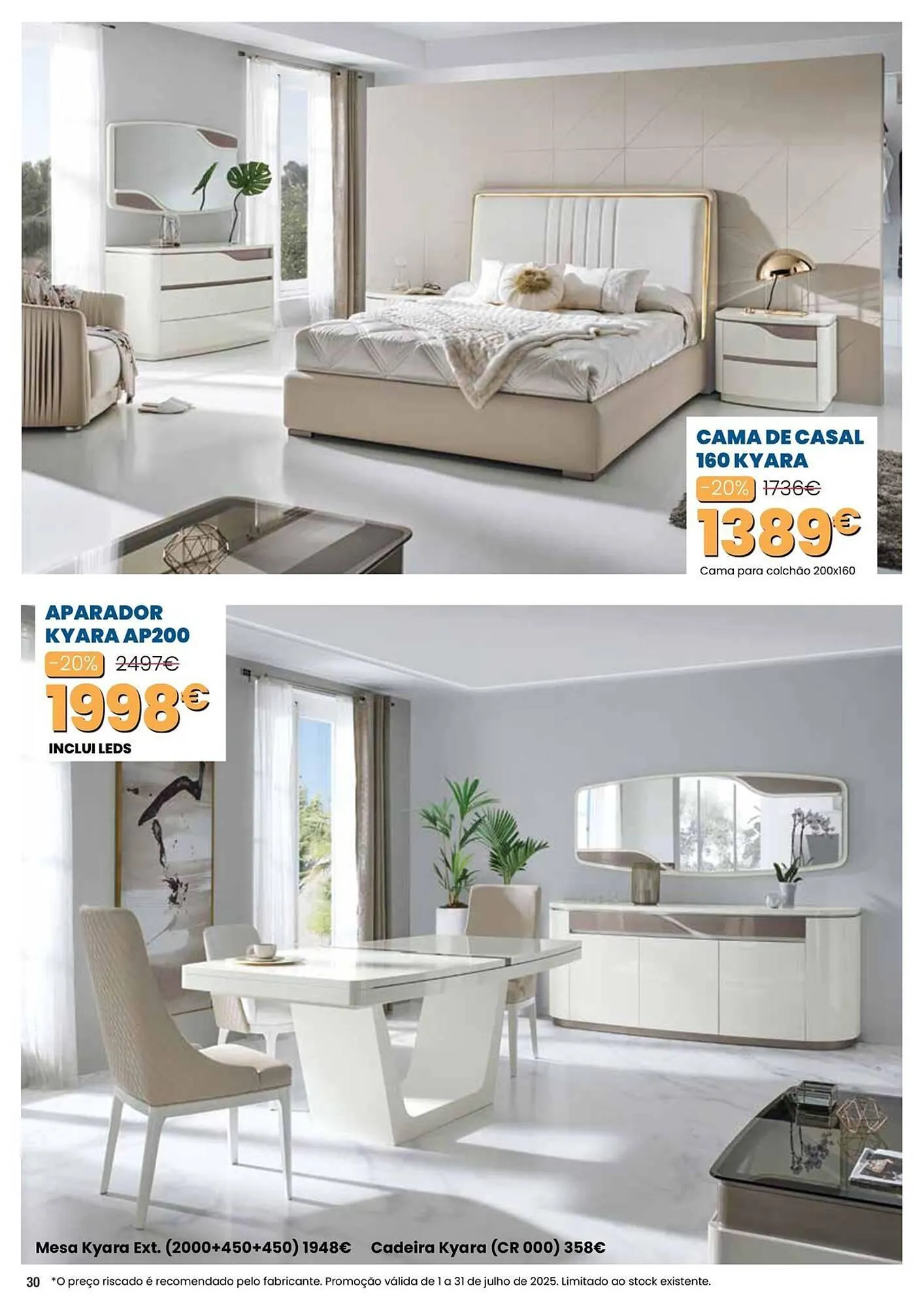 Folheto Folheto Hiper Centro do Móvel de 1 de julho até 31 de julho 2025 - Pagina 30