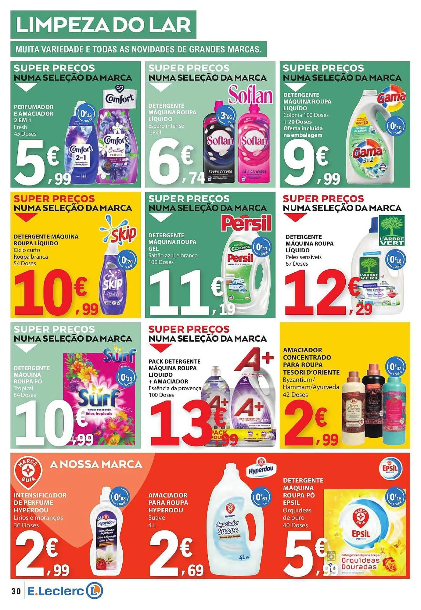 Folheto Folheto E.Leclerc de 12 de março até 18 de março 2026 - Pagina 30