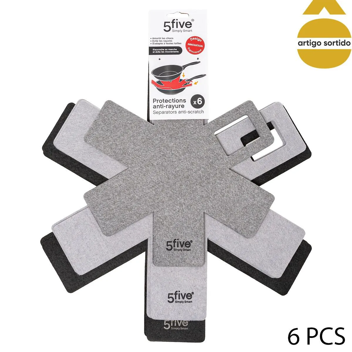 Conjunto De 6 Protetores Anti Riscos