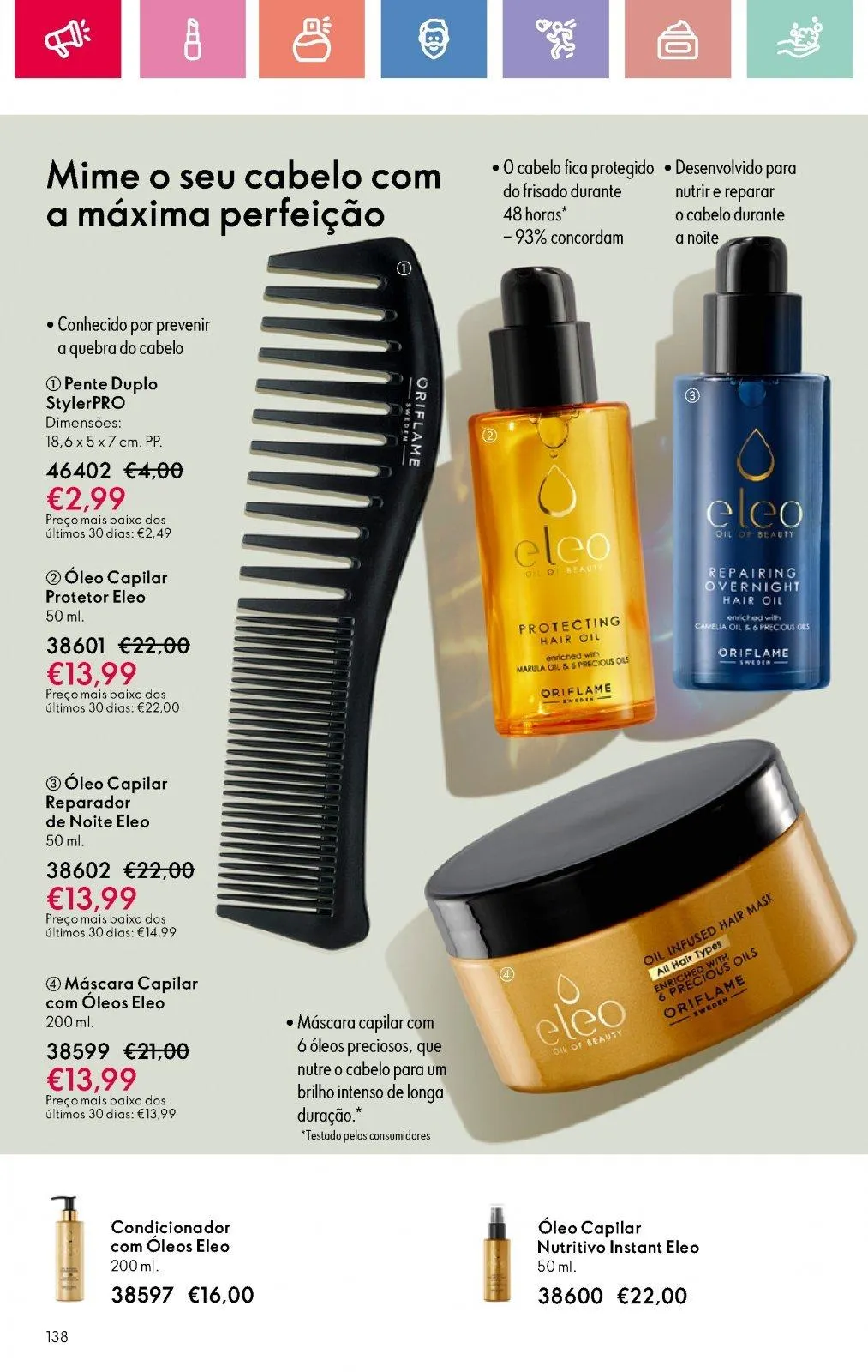 Folheto Folheto de Oriflame até 05.07.2025 de 18 de junho até 5 de julho 2025 - Pagina 138