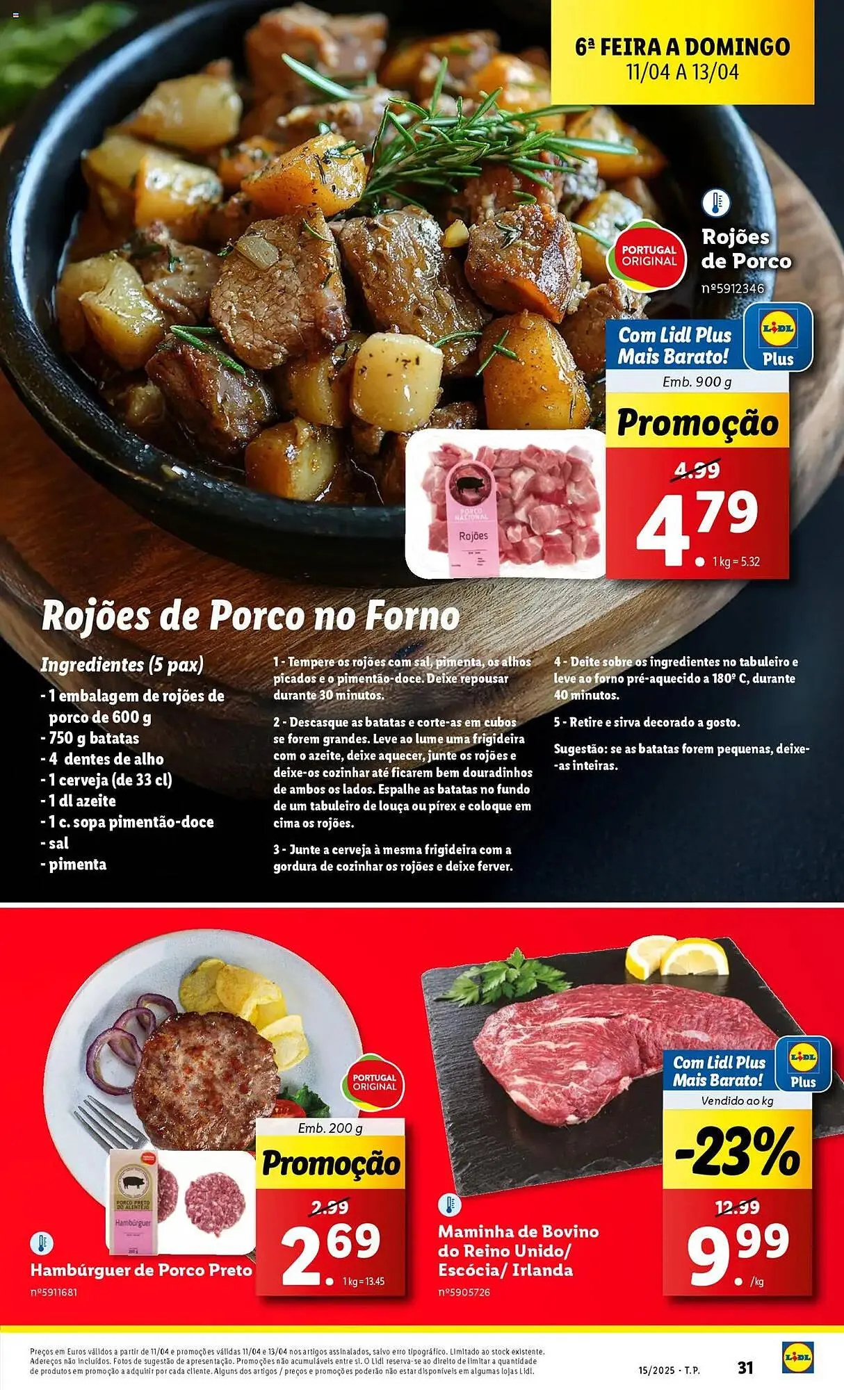 Folheto Folheto Lidl de 7 de abril até 13 de abril 2025 - Pagina 31