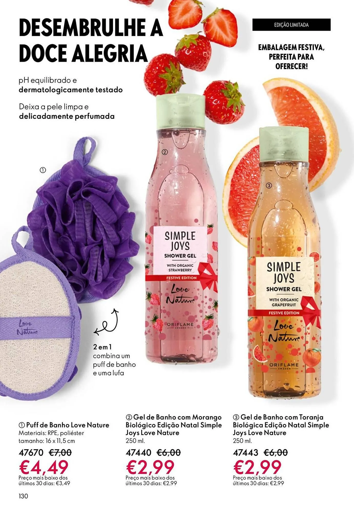 Folheto Catálogo Oriflame de 3 de dezembro até 22 de dezembro 2025 - Pagina 130
