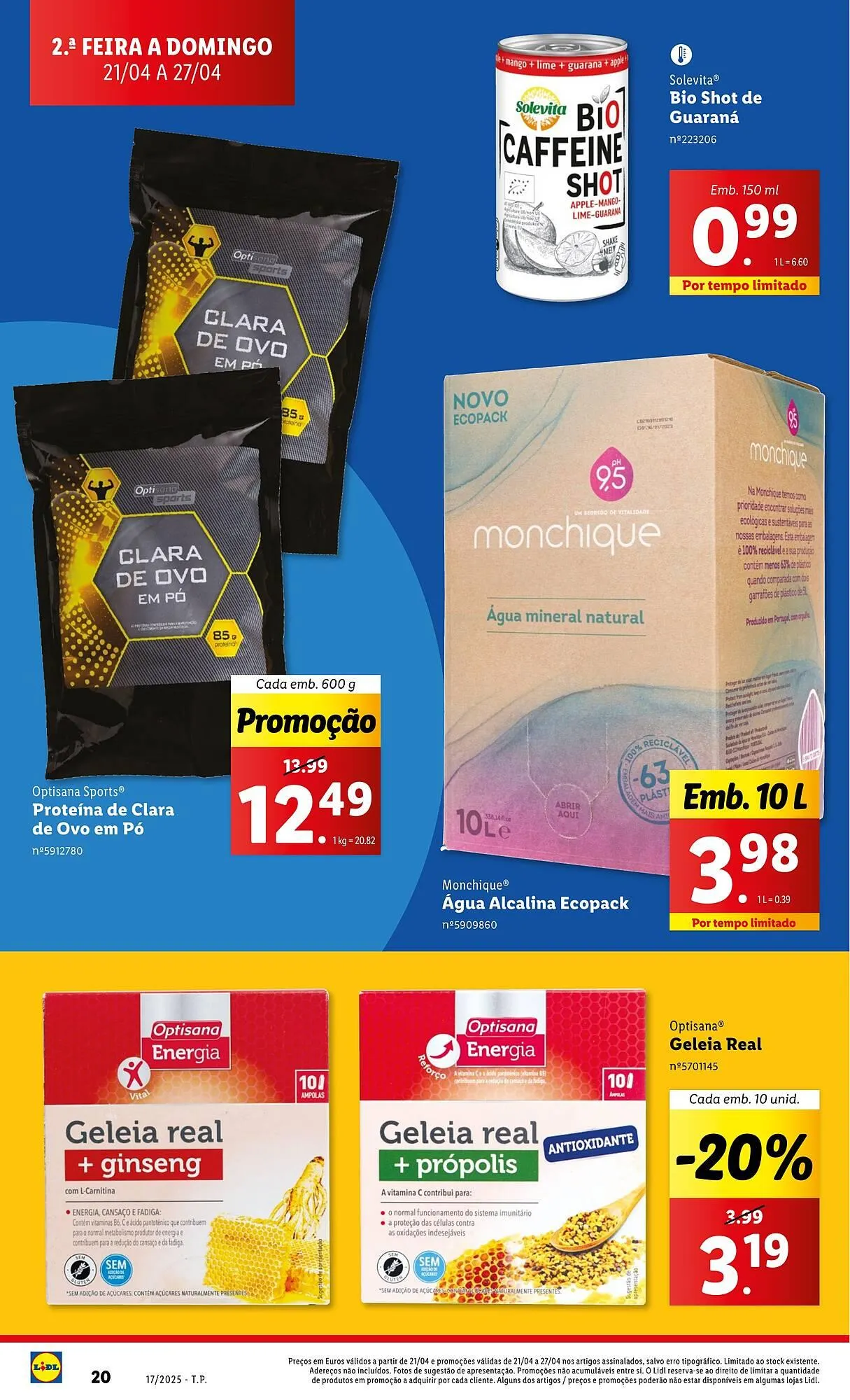 Folheto Folheto Lidl de 21 de abril até 27 de abril 2025 - Pagina 20