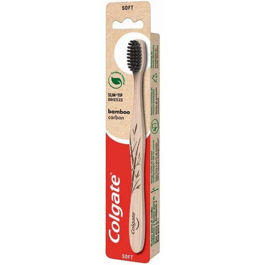 COLGATE Escova De Dentes Bambu Carvão 1 un