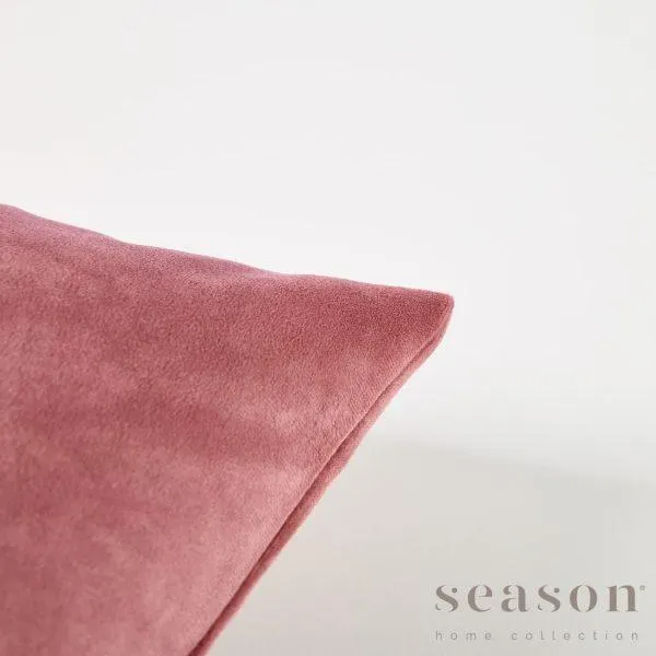 Veludo Almofada Decorativa Rosa Velho 30×50 cm