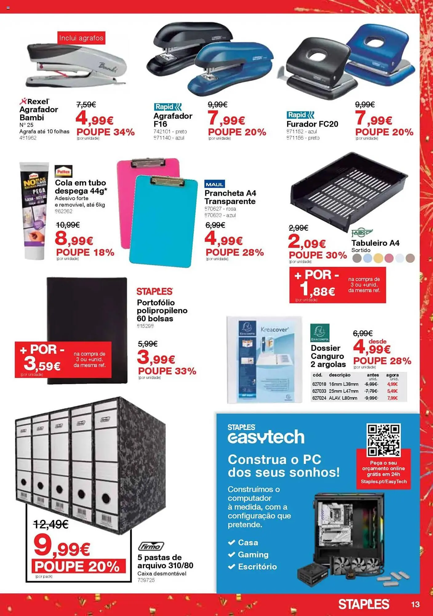 Folheto Folheto Staples de 7 de março até 27 de março 2025 - Pagina 13