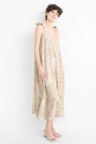 Beach dress - patterned