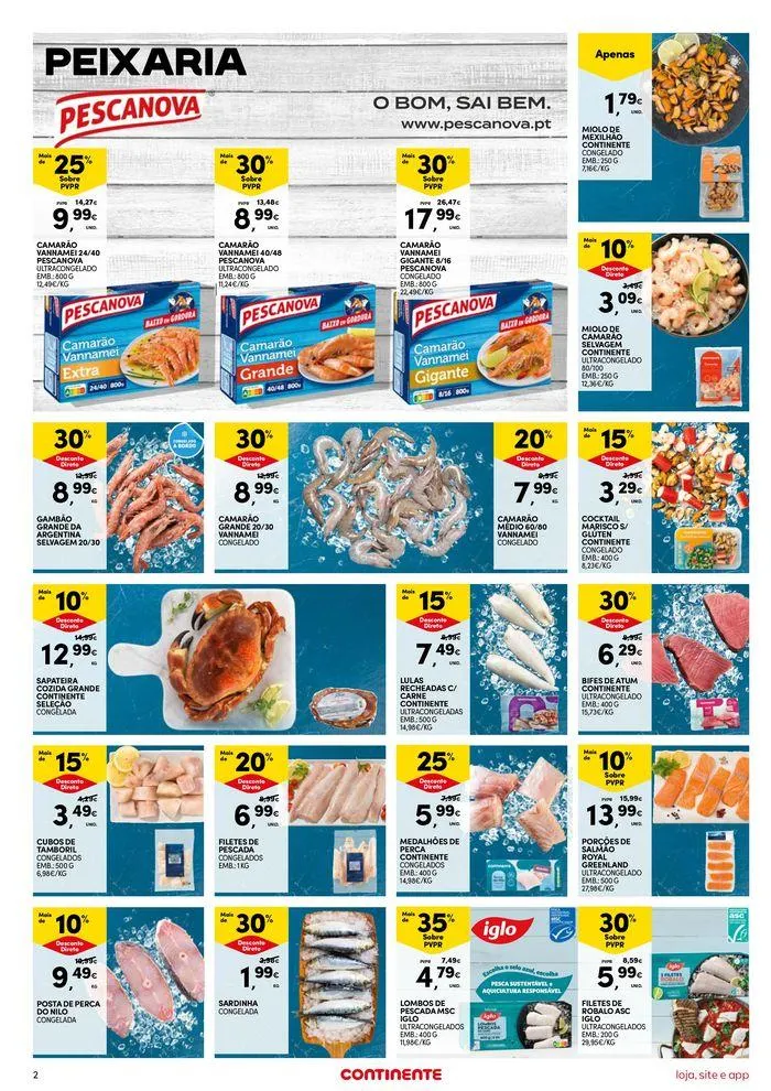 Folheto Continente Bom Dia: É de quem não se poupa de poupar de 8 de agosto até 12 de agosto 2024 - Pagina 2